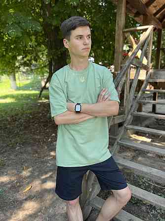 Літній костюм oversize unisex ТРИЗУБ (шорти + футболка) Чернівці