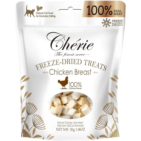 Натуральні ласощі Cherie Freeze Dried Treats Chicken Breast для кішок з курки 30 г Вінниця