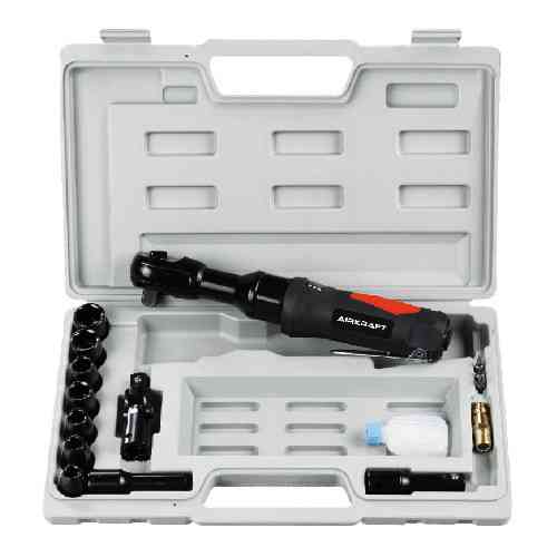 Тріскачка пневматична з набором інструмента 1/2" 17ед. AIRKRAFT AT-5002SG Чернігів