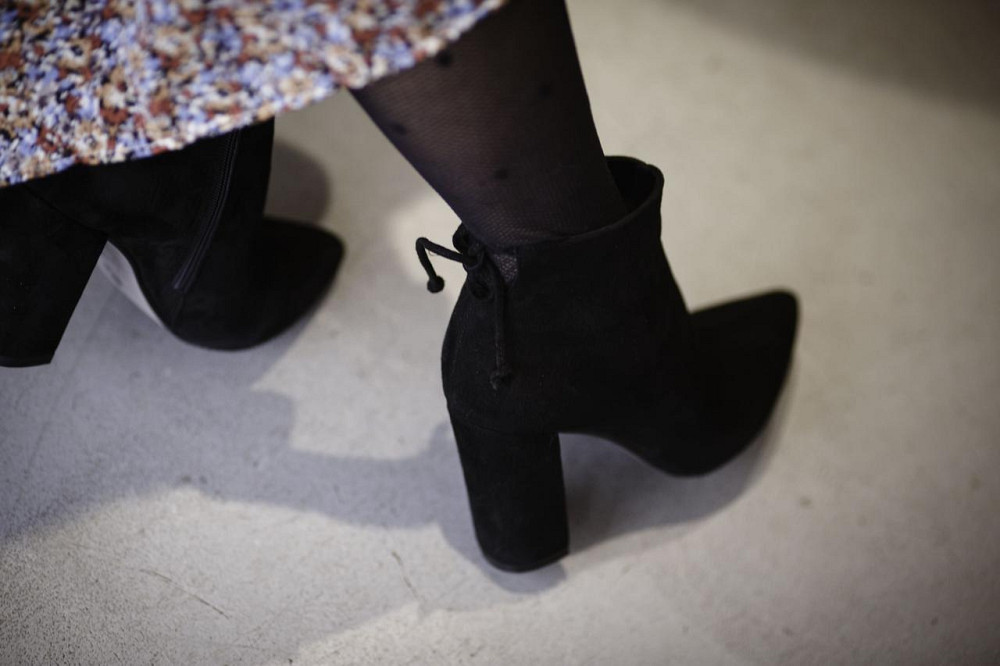 SANTINI Замшеві черевики жіночі демісезонні весна-осінь чорні на стійкому каблуці 953549-21 р. Коломыя - изображение 5