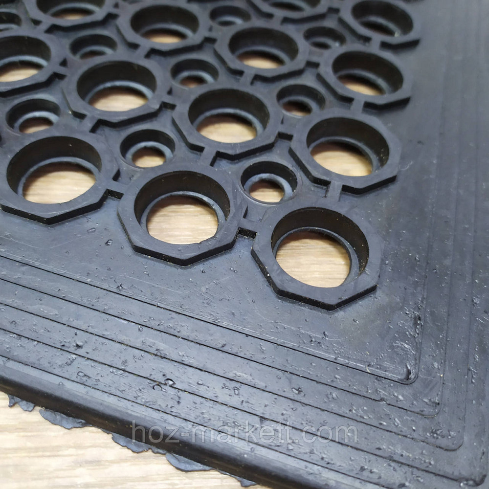 Коврик 90 х 60 см резиновый скандинавия грязезащитный килим Харьков - изображение 7