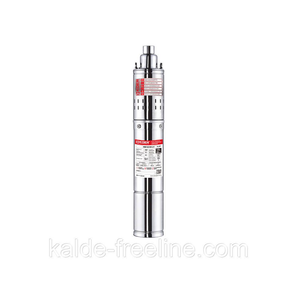 Насос скважинный шнековый KOER 3QGD, H=80м Q=1,8м3, P=370 Вт Харьков - изображение 1