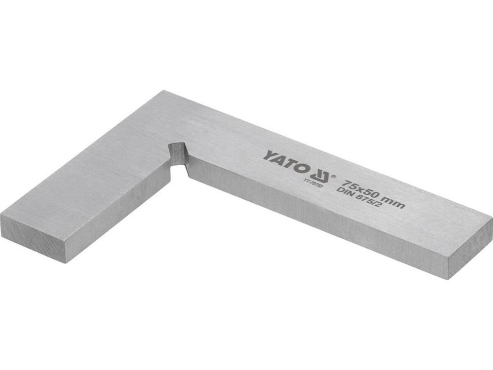 Кутник слюсарний 90° YATO 75 х 50 мм [100] Одеса - фото 1