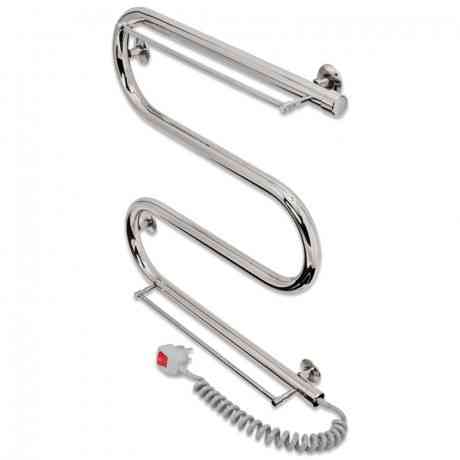 Сушарка для рушників Laris Змійовик 25 РС3 500Х500 Е з полицями (праве підкл.) Київ