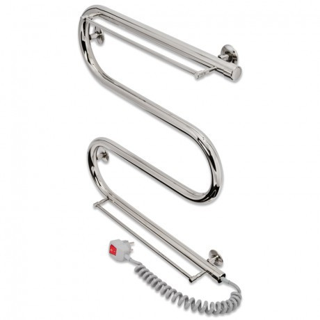 Сушарка для рушників Laris Змійовик 25 РС3 500Х500 Е з полицями (праве підкл.) Київ - фото 3