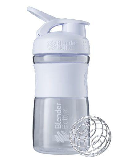 Шейкер спортивний (пляшка) BlenderBottle SportMixer Flip 20oz/590ml White Кам'янське - фото 1