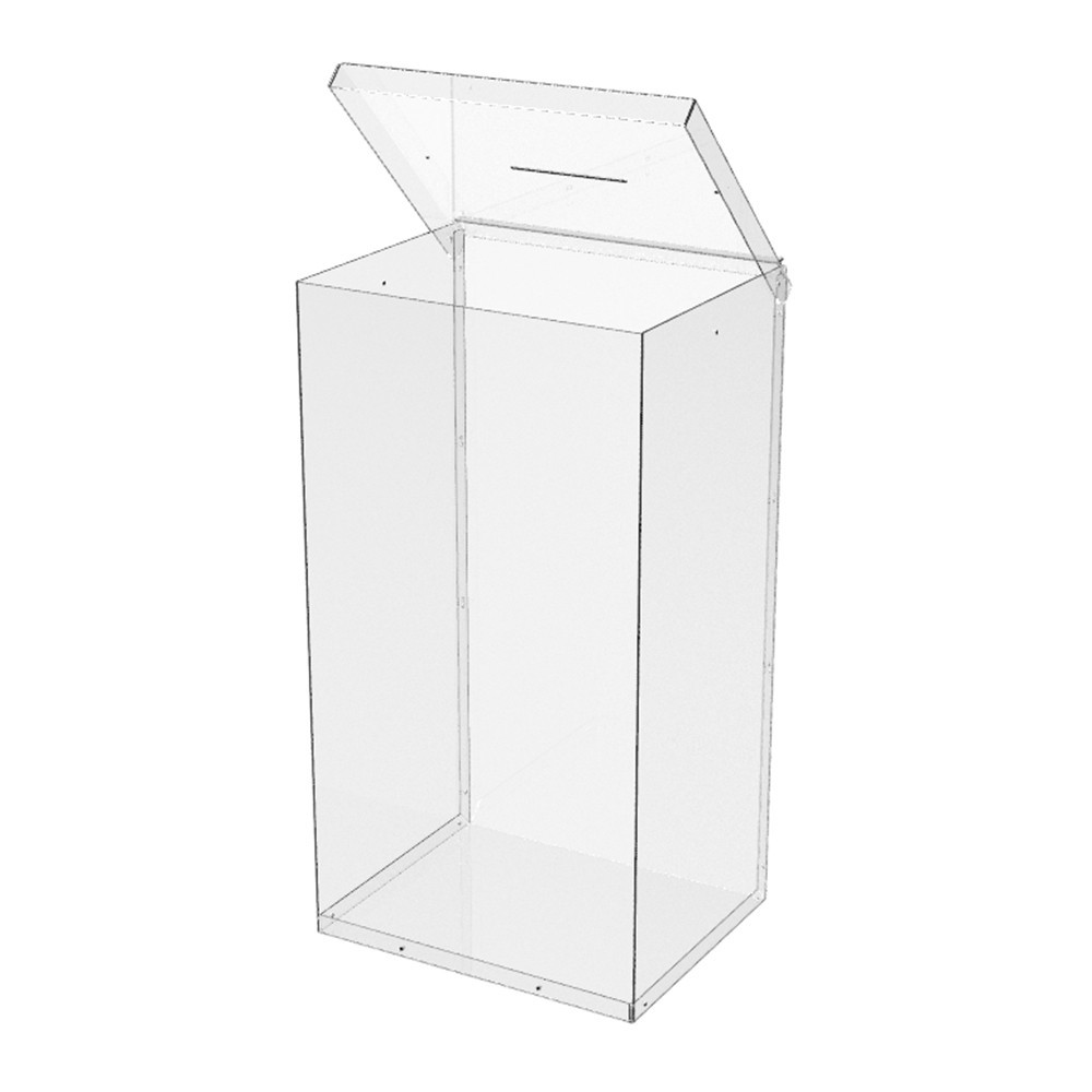 Ящик EKOSTAR без замка для пожертвований и сбора денег 250x200x460. Объем 23 литров Киев - изображение 5