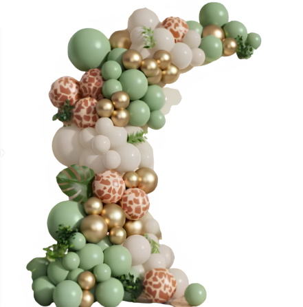 Набір повітряних куль «Жираф», прикраса для урочистої події, дня народження, вечірки Кам'янець-Подільський