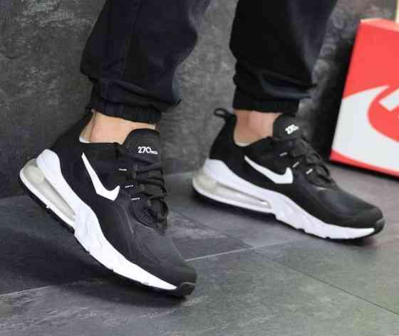 Кроссовки Nike 270 Сеточка Мужские Черные Найк с Амортизацией (размеры: 41,42,43,44,45) Видео Обзор - 53-1 Днепр