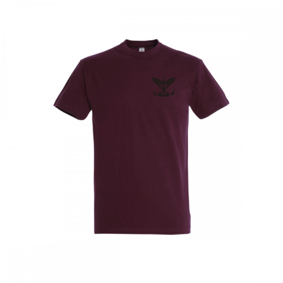 Футболка ДШВ «Всегда первые» (марун, с эмблемой) Черновцы