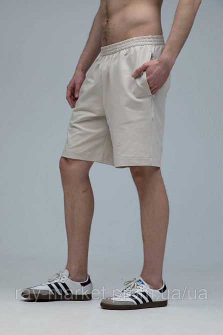 Шорты базовые RAY BASIC бежевые мужские (U0701M-Cream) XL Киев - изображение 3