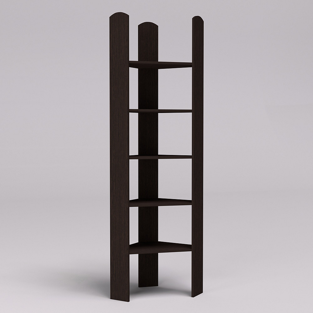 Стеллаж ОС-5 угловой, Венге Магия, 500/500/2000 Львов - изображение 1