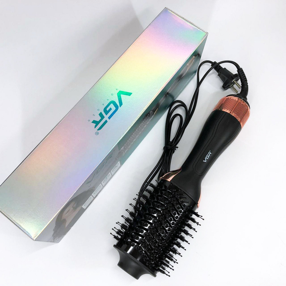 Електрична фен-щітка для гладкої зачіски VGR V-492, Фен для волосся від мережі, Фен з різними режимами NR-48 Івано-Франківськ - фото 10