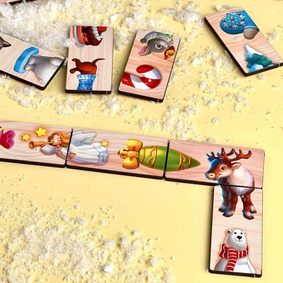 Настільна гра "Доміно-пазл" (ПСД240) PSD240, 28 плашок Вінниця - фото 3