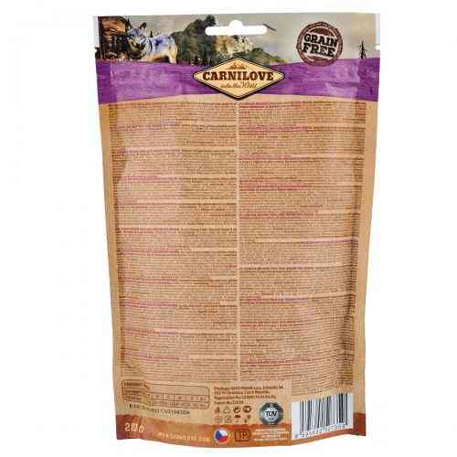 Лакомство Carnilove Dog Semi Moist Snack Quail with Oregano для собак для здорового пищеварения с перепелом и орегано 200 г Киев