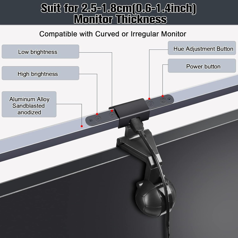 Світлодіодна лампа на монітор Anpro Screen Light Bar Луцк - изображение 2