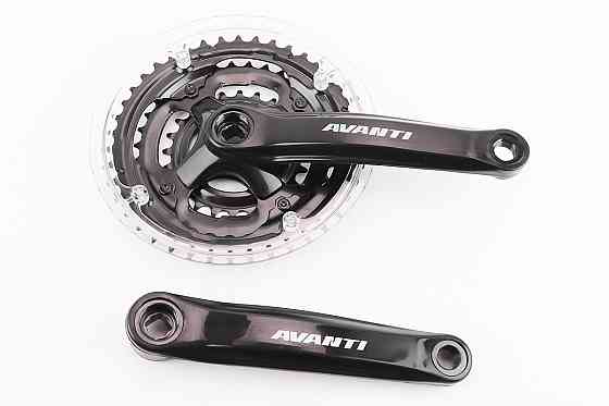 Шатуни "квадрат" 170мм, 42.34.24T MTB, чорні GS-P321 Киев