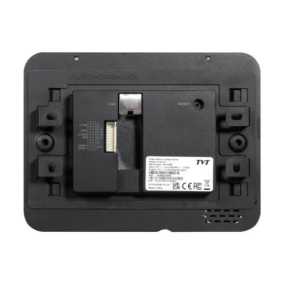 IP-відеодомофон з WiFi 7" TVT TD-E2137-PE/TP/WF Black (82-00404) Київ
