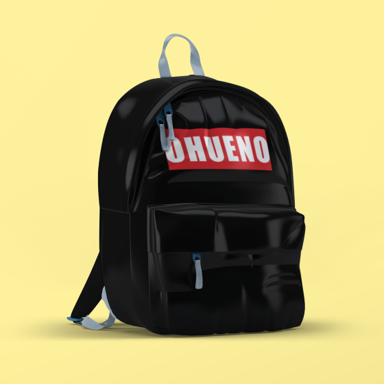 Чорний рюкзак із принтом — OHUENO. Зелений Чернівці