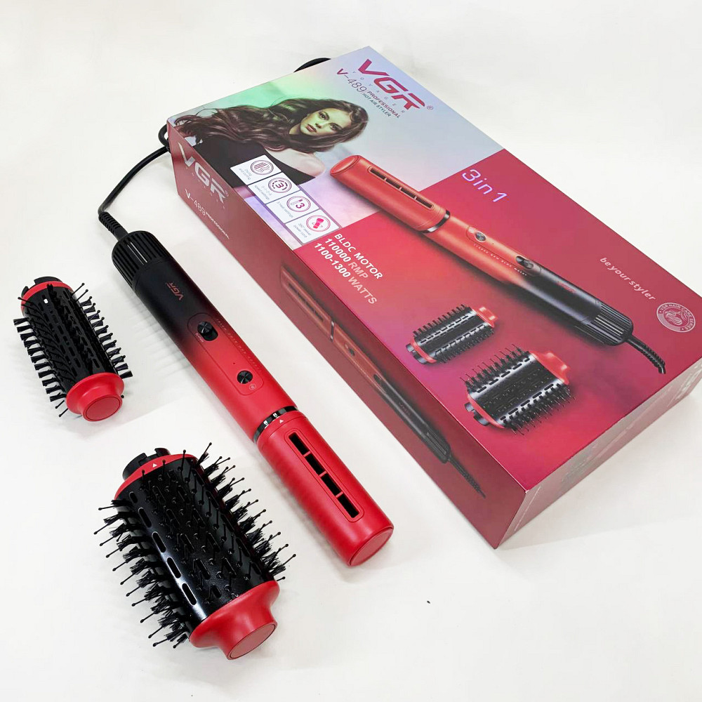 Фен-расческа для создания прически, Фен для укладки волос унивесальный Фен волос с режимами MS-73 Ивано-Франковск - изображение 7