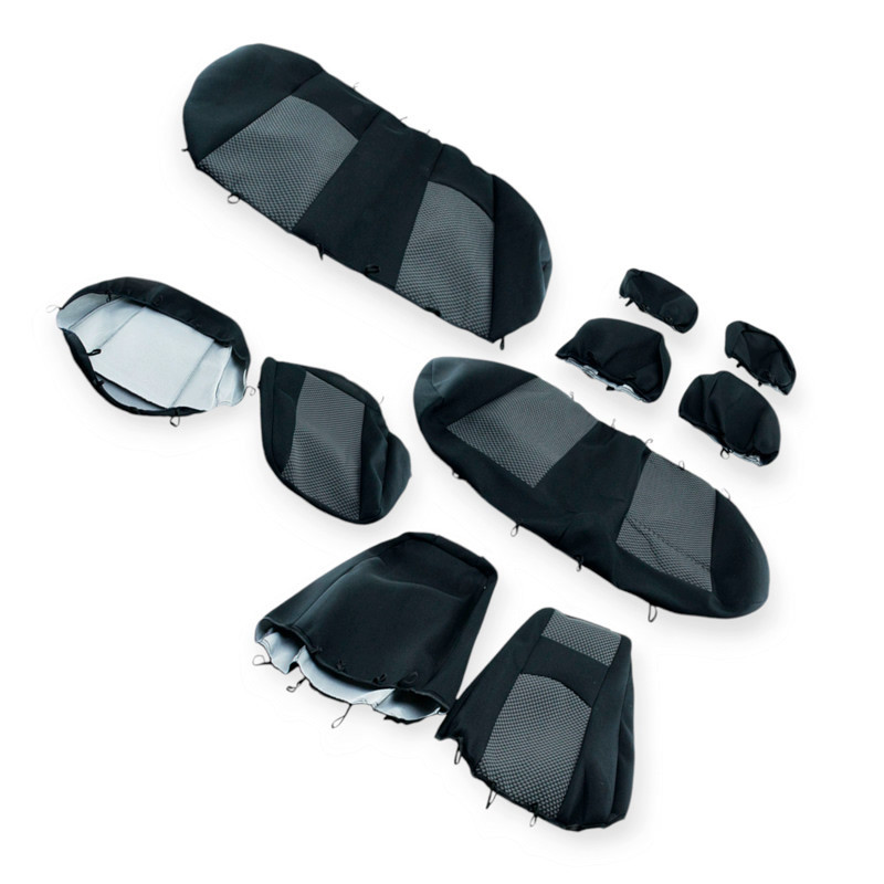 Чехлы салона ваз 2108-21099, 2113-2115 coper черные Мукачево - изображение 1