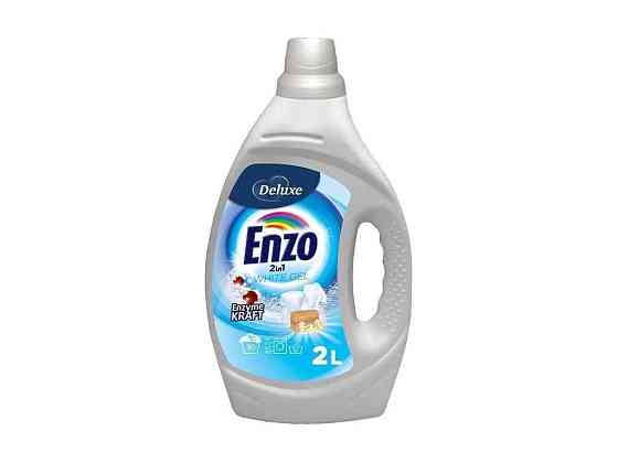 Гель для прання 2л Enzo 2in1 WHITE для Білого ТМ DELUXE Київ