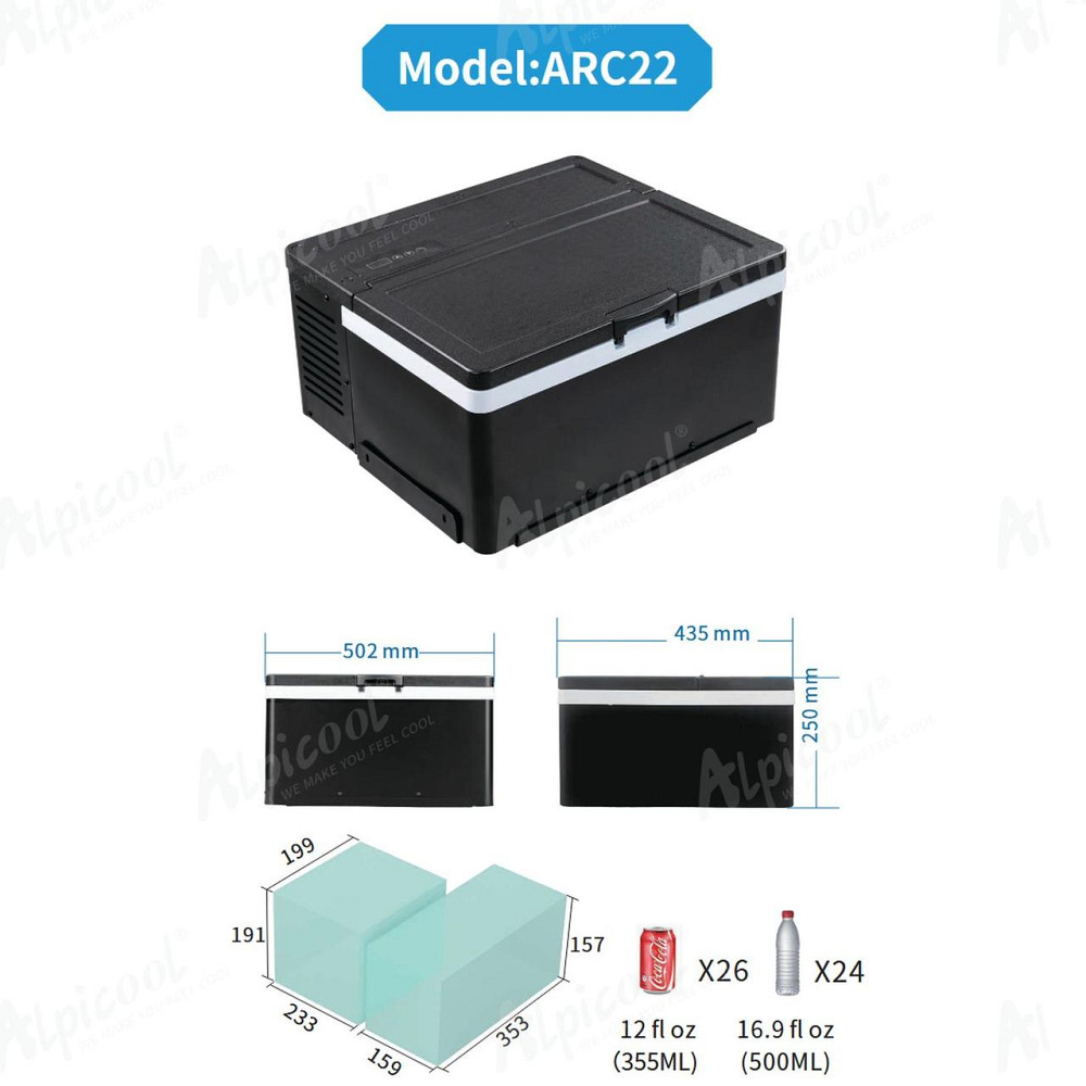Автохолодильник Alpicool АRC22 -18 ℃. 12, 24 вольт Черкассы - изображение 14