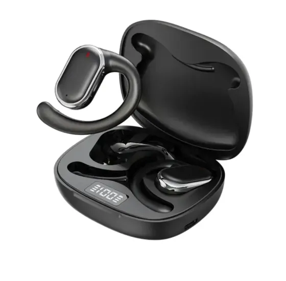 Беспроводные накладные наушники TWS X93 Wireless для спорта Черные Запорожье