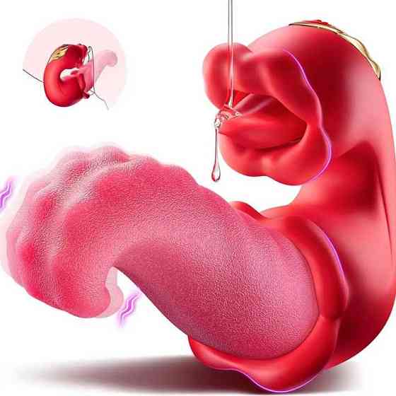 Двойной вибратор язык Vibratex 10 режимов вибрации и 10 режимов лизания Винница