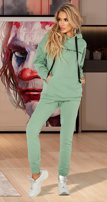 Жіночий стильний теплий костюм на флісі (48) Київ - фото 5