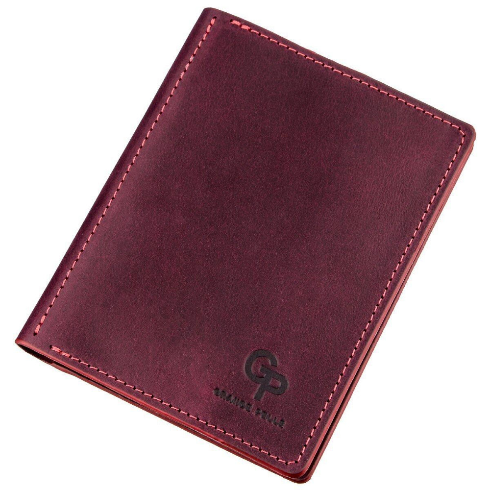 Обкладинка для автодокументів шкіряна GRANDE PELLE 11190 Бордова Київ - фото 1