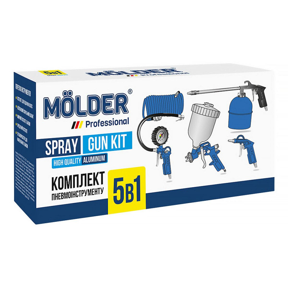 Набор пневмоинструмента Molder 5в1 Киев - изображение 1