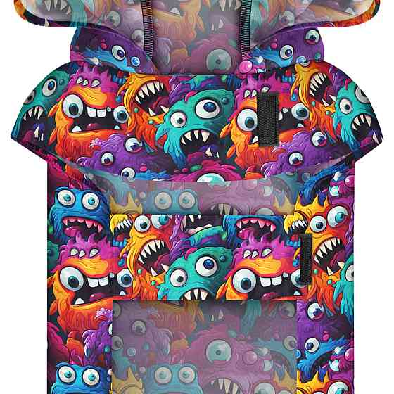 Дождевик-накидка с капюшоном для собак WAUDOG Clothes, рисунок 