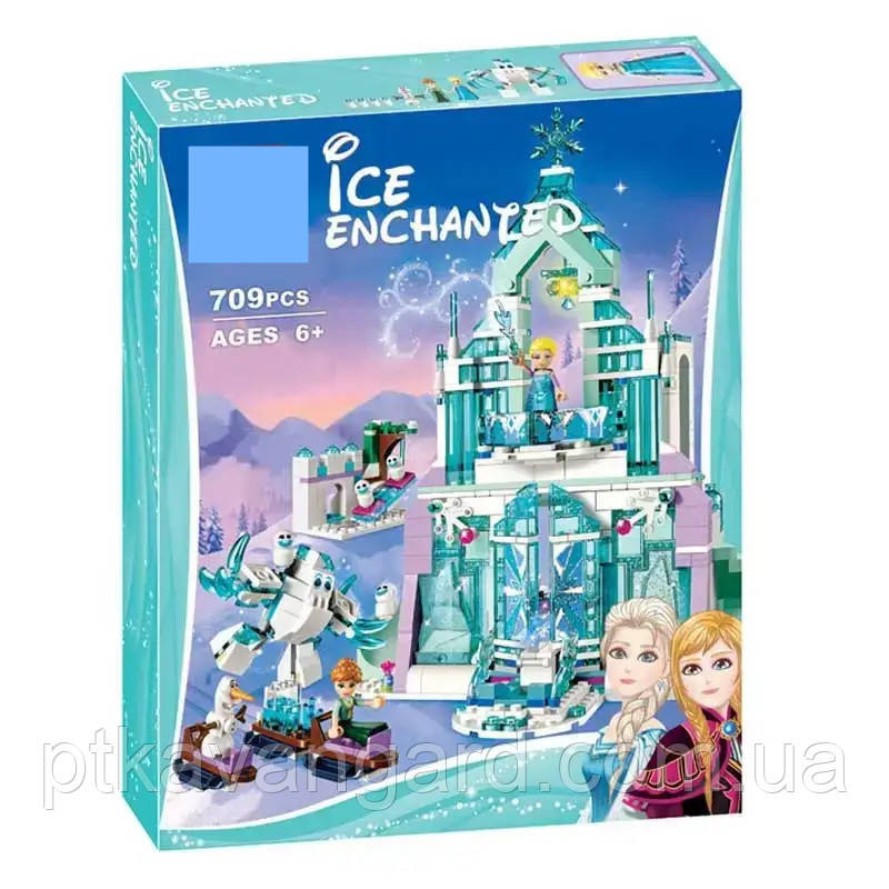 Конструктор блочный ледяной замок Эльзы Холодное Сердце 10664 706 деталей зимний дворец Хмельницкий - изображение 7