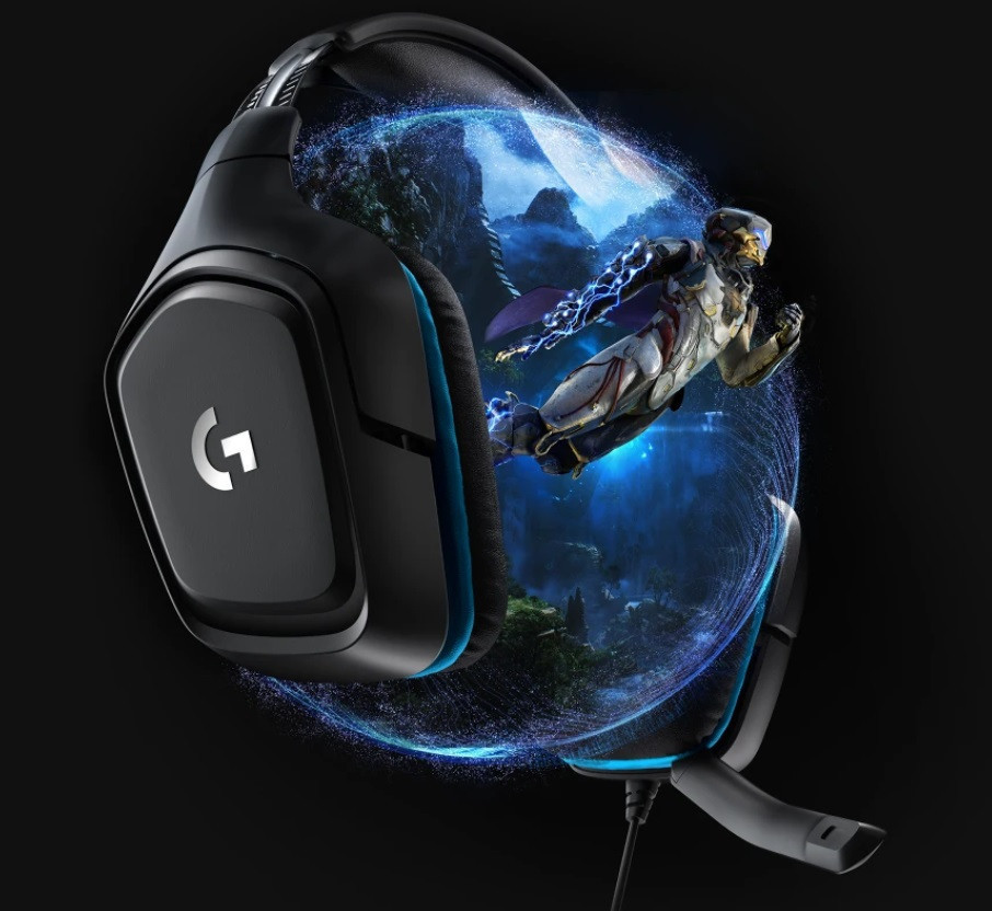 Гарнітура Logitech G432 Black (981-000770) чорний/синій Харьков - изображение 2