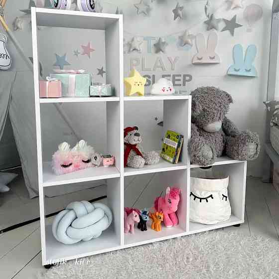 Стеллаж пирамидка детский. Полка для книг и игрушек Киев