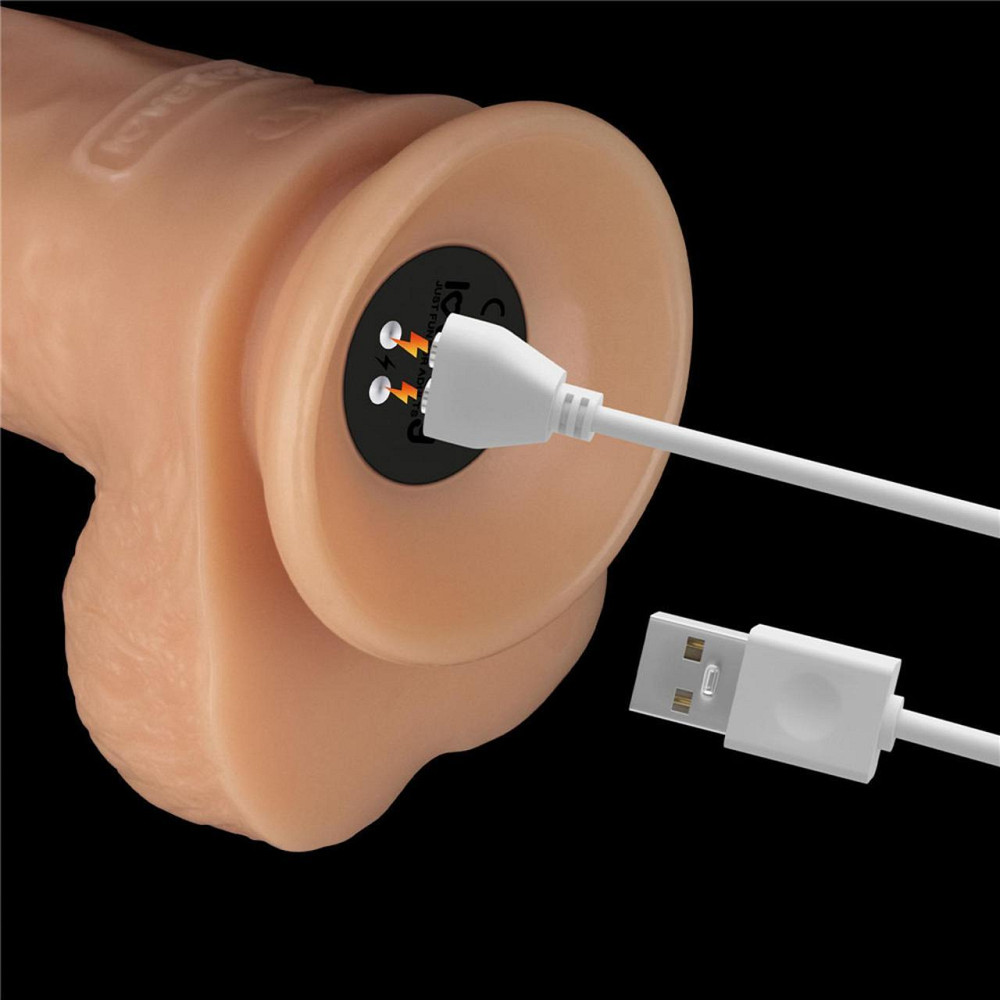 Реалістичний вібратор - Vibrating Power Basics Cock 9" Sex Aura Київ - фото 8