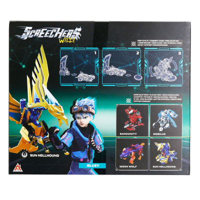 Трансформер Screechers Wild ! S5 L0.5 – Сан Хелхаунд (EU686104B) Вінниця - фото 4