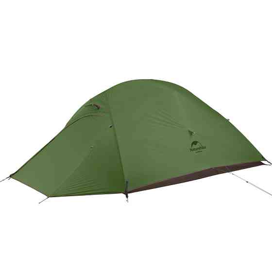 Сверхлегкая одноместная палатка с футпринтом Naturehike Cloud Up 1 Updated NH18T010-T 20D (Зеленый) Винница