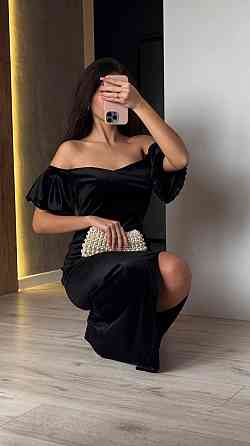 Женское бархатное платье Одесса