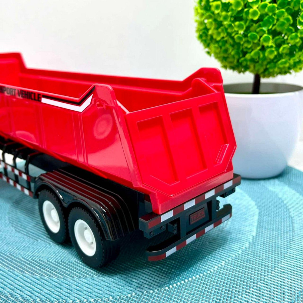 Трактор інерційний з причепом масштаб 1:14 гумові колеса світло звук Червоний (99-55D)) Чернигов - изображение 8