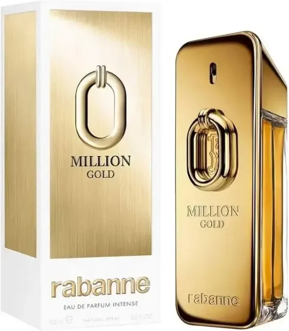 Мужская парфюмированная вода Paco Rabanne Million Gold Eau De Parfum Intense 100 мл с магнитной лентой Коломия - фото 1