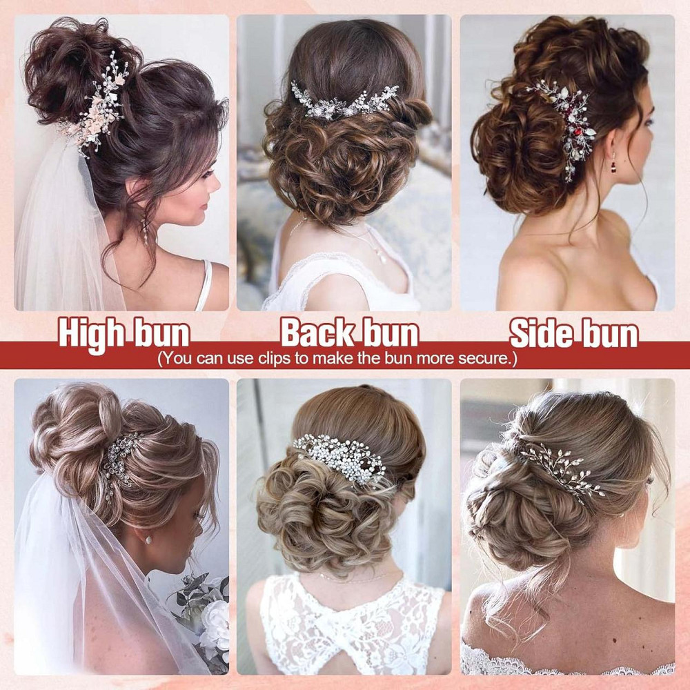 Пучок шиньйон Combs Hair Extension Bun світлий марун синтетичний термостійкий накладний пучок для хвоста Київ - фото 5