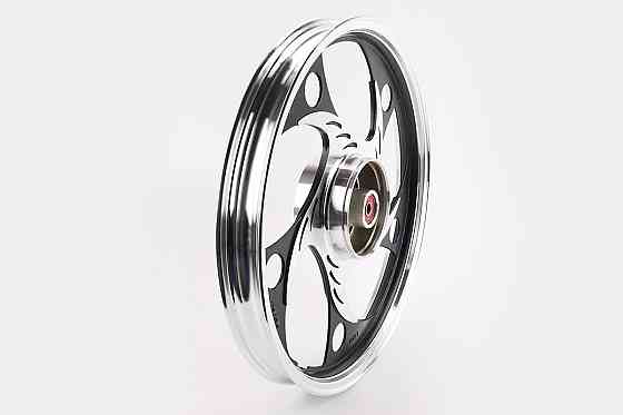 Диск задній литий 1,6-17" ALPHA/ACTIVE "хвиля", чорний (вісь 12мм) Киев