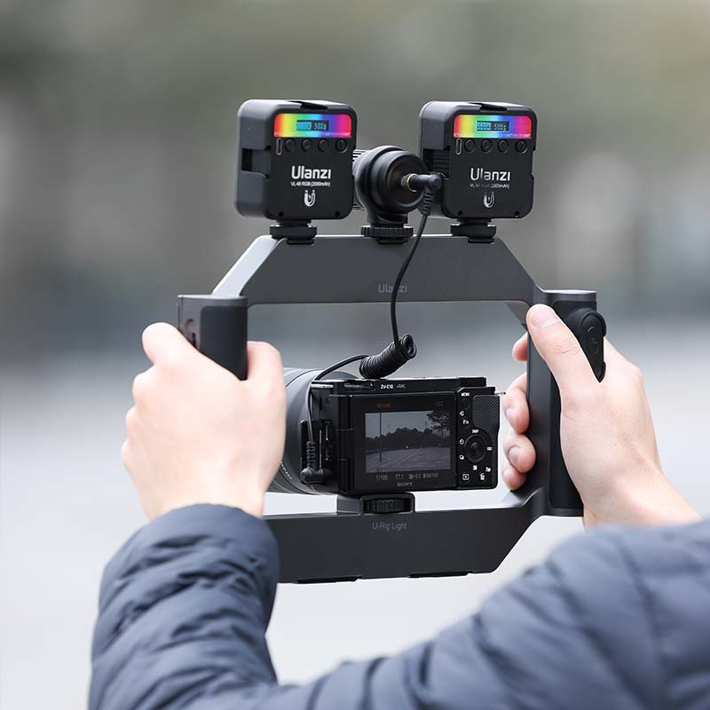 Ріг для телефону камери з підсвічуванням Ulanzi U-Rig Light Київ - фото 5