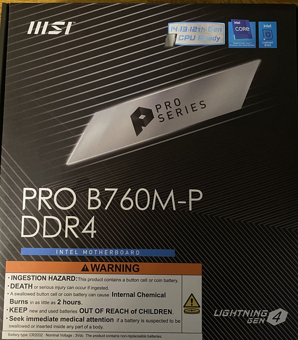 Msi B760 M-P DDR4 Новая с Гарантией. Киев - изображение 2