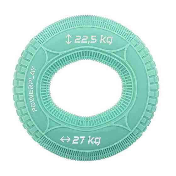 Еспандер кистьовий силіконовий PowerPlay PP-4330 Hand Grip Loops Medium 22.5-27 кг. М'ятній Кам'янське