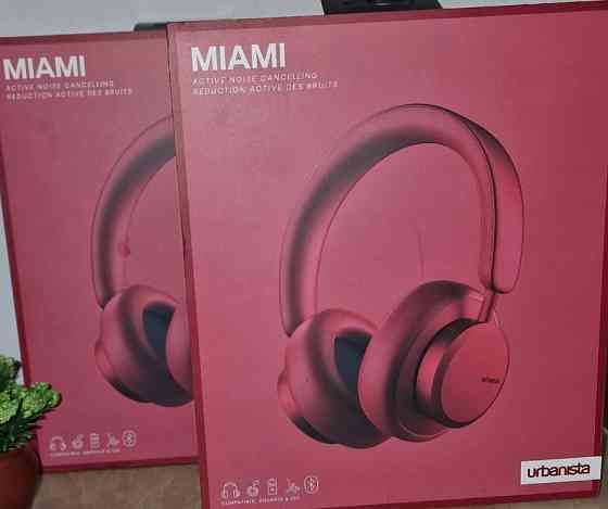 Навушники Urbanista Miami Hybrid ANC Ruby Red. Харків