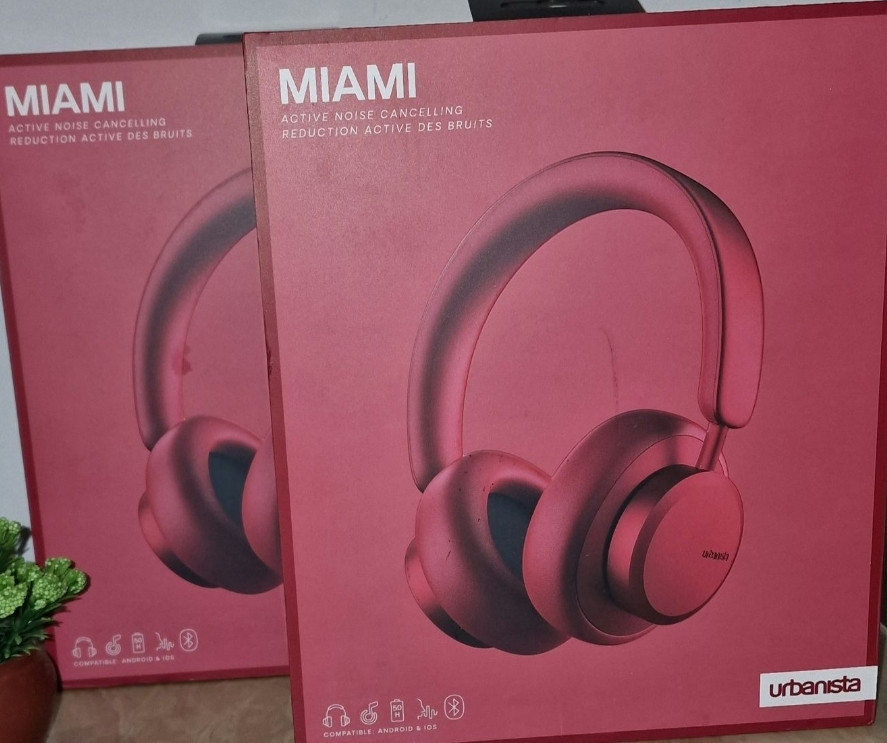 Навушники Urbanista Miami Hybrid ANC Ruby Red. Харків - фото 3