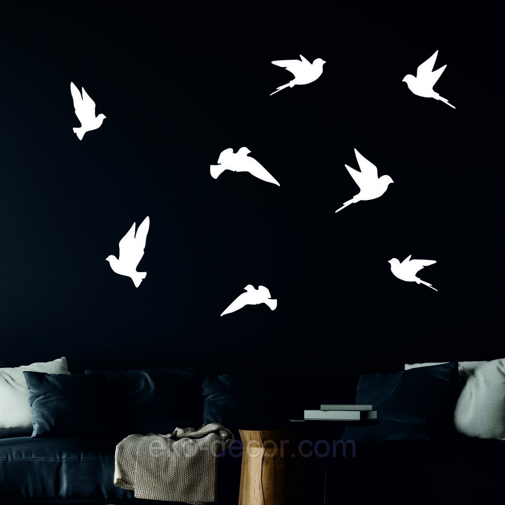 Декоративное настенное Панно «Птичка» Декор на стену(цена за 1шт) 30*27 см, Белый Киев - изображение 4